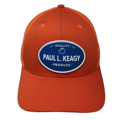 Richardson Trucker Hat Orange One Size Paul L Keagy Produce Tomato Snapback