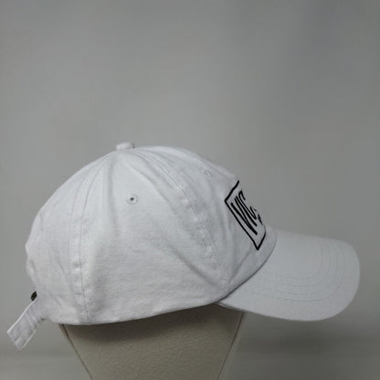 Victoria Sport Slideback Hat White One Size Embroidered Vent Holes