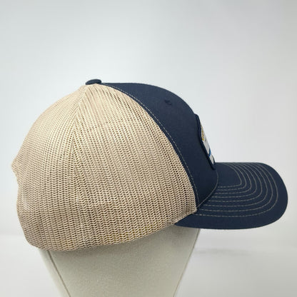 Richardson Trucker Hat Blue One Size Cape May Lewes Ferry Patch Mesh Snapback