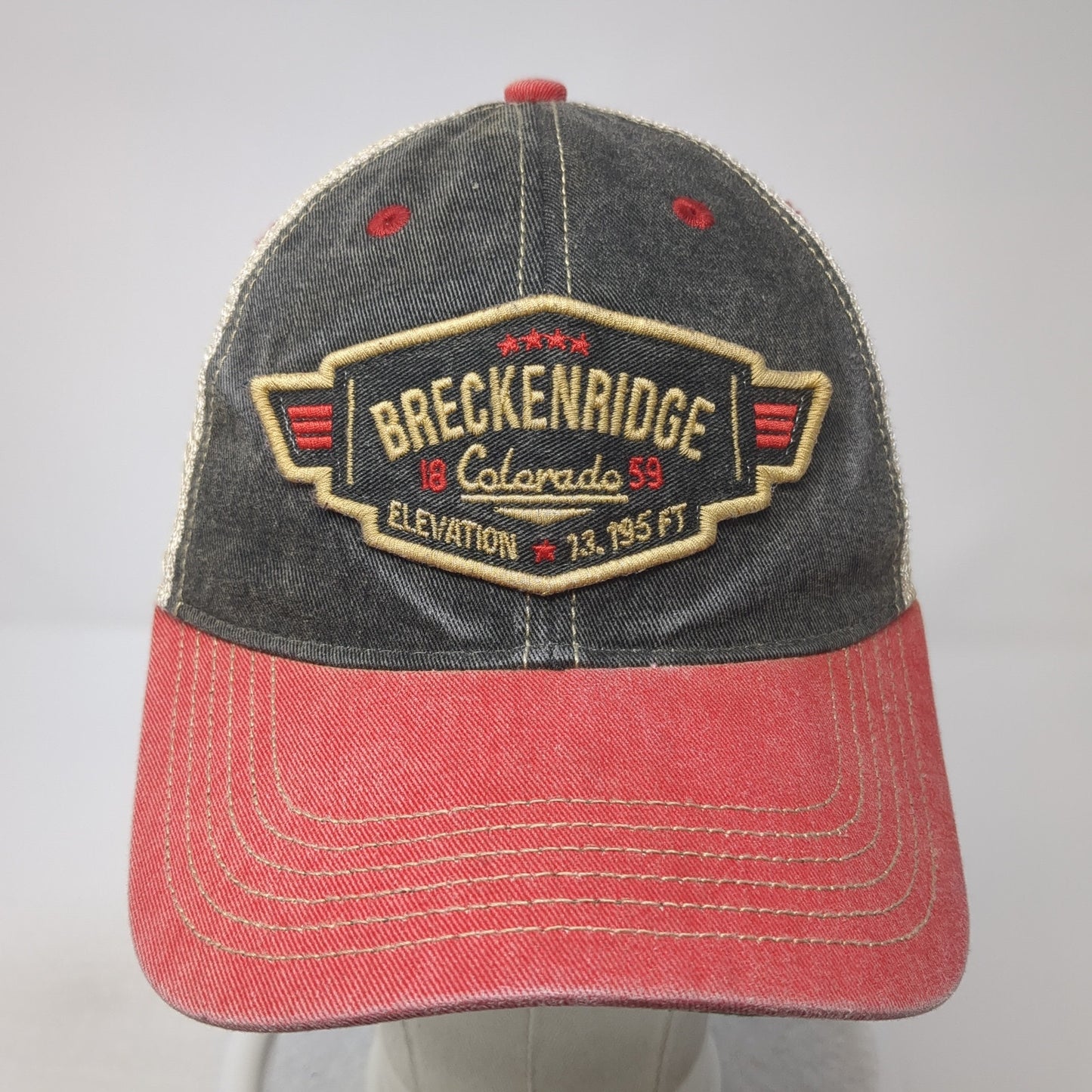 Breckenridge Snapback Trucker Hat Multi One Size Mesh Back Legacy