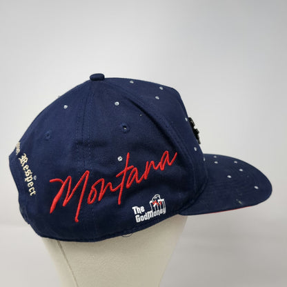 Cash Only 5 Panel Blue Hat One Size Donald Duck Rhinestone Montana Power Respect