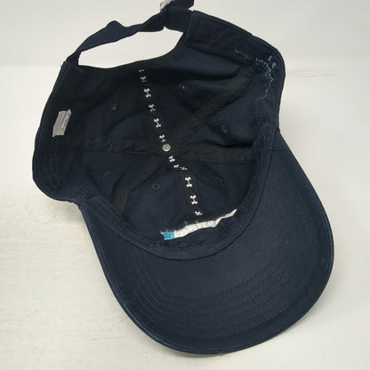 Under Armour Baseball Cap Blue One Size Adjustable Slideback Cotton Shift5 Hat