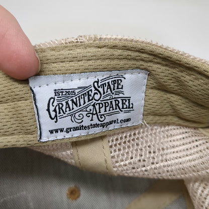 Granite State Apparel Trucker Hat Brown One Size New Hampshire Mountains Mesh
