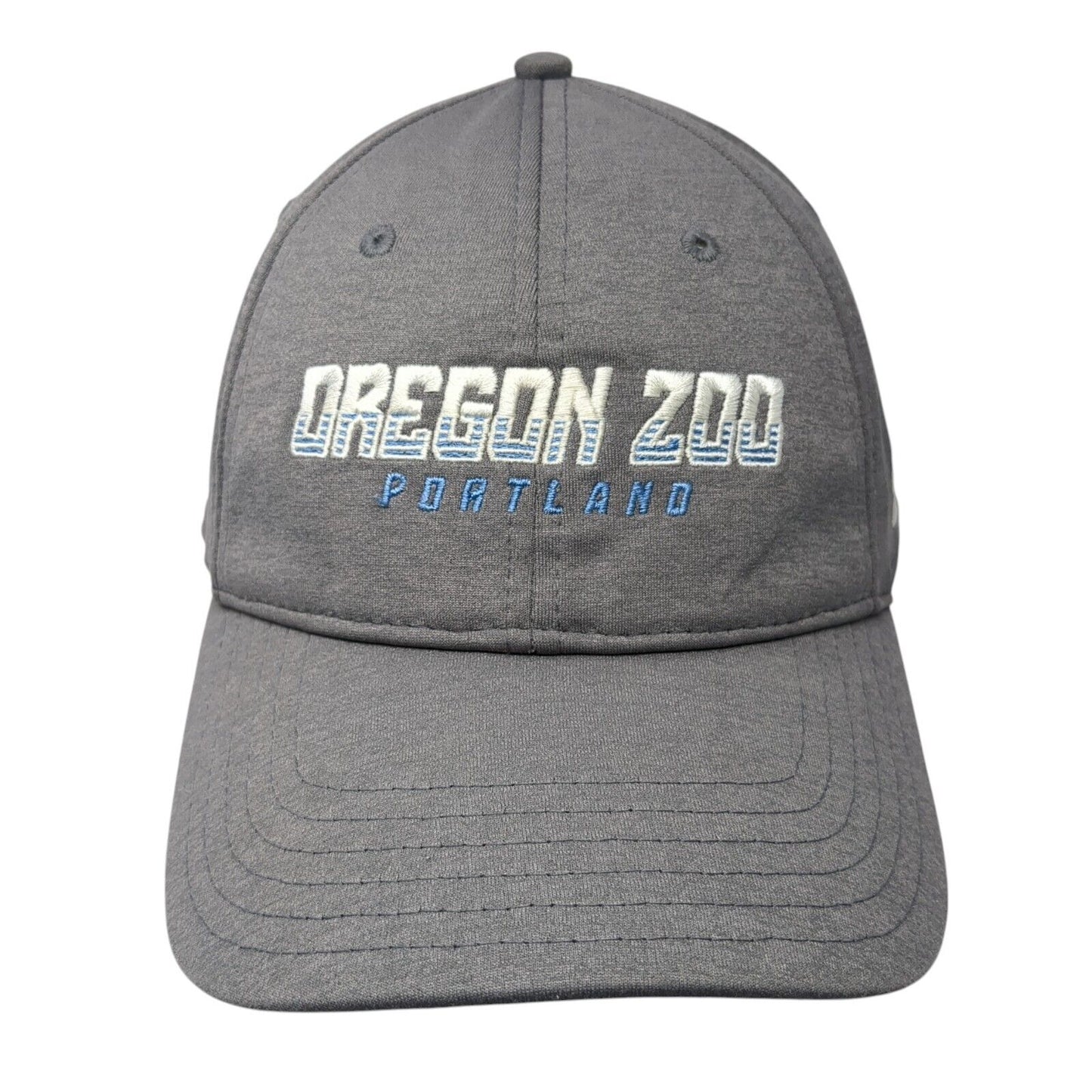 Oregon Zoo Portland Slideback Hat Gray One Size Embroidered Under Armour