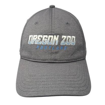 Oregon Zoo Portland Slideback Hat Gray One Size Embroidered Under Armour