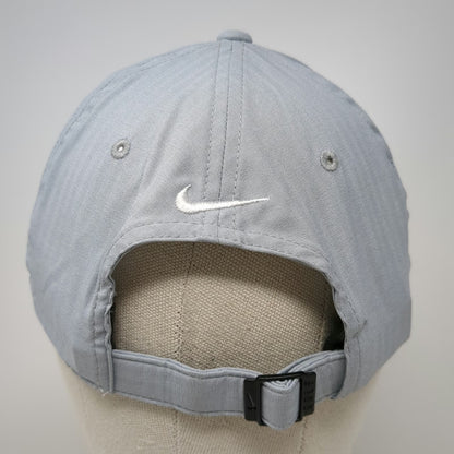 Nike Baseball Cap Gray One Size Dri-FIT Legacy91 Slideback Swoosh Pinstripe Hat