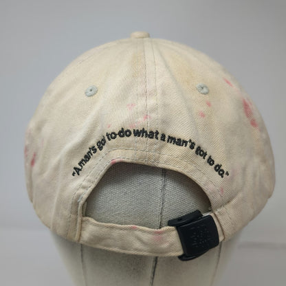 Old Guys Rule Baseball Cap Beige One Size John Wayne Cowboy Signature Quote Hat