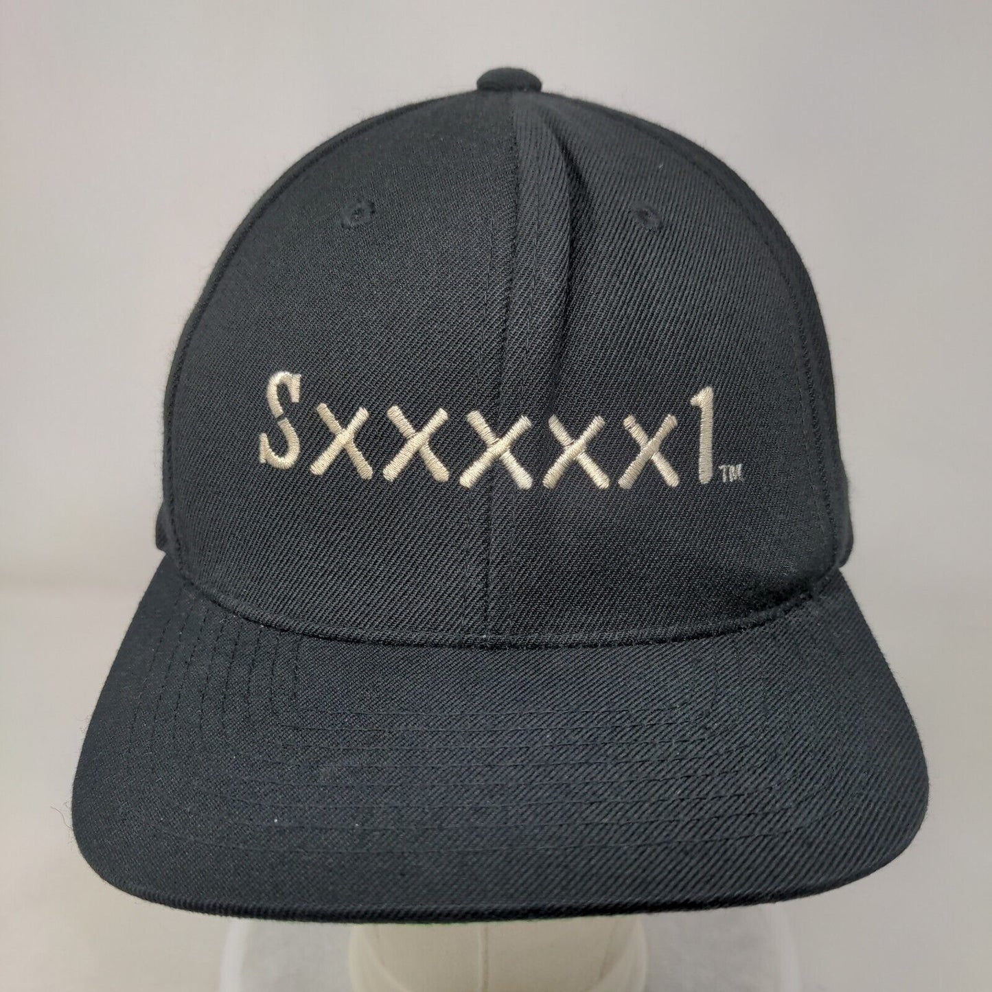 Sxxxxxl Snapback Hat Black One Size Embroidered Suforia Yupoong
