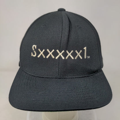 Sxxxxxl Snapback Hat Black One Size Embroidered Suforia Yupoong