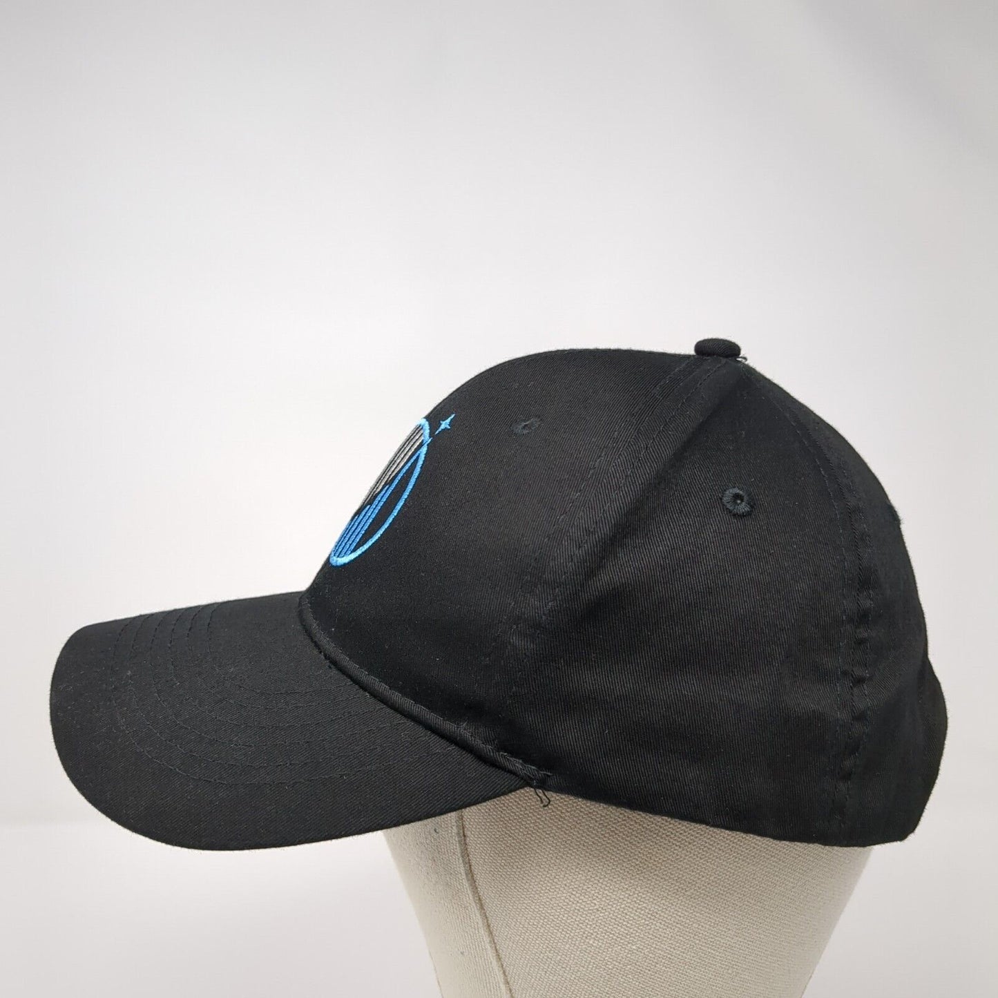 Life Surge Snapback Hat Black One Size Adjustable Embroidered 6 Panel