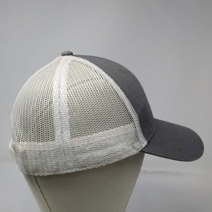 Outdoor Cap Trucker Hat Gray White Red One Size D&B Supply Mesh Snapback Hat
