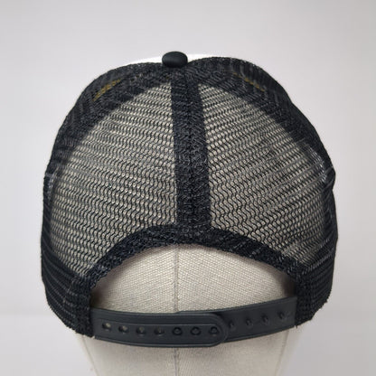 Designated Drunk Snapback Trucker Hat Black OS Adjustable Mesh Back 6 Panel