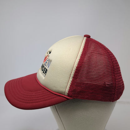 Pacific Headwear Trucker Hat Red OSFM Gowen Thunder Airshow Snapback Mesh Hat