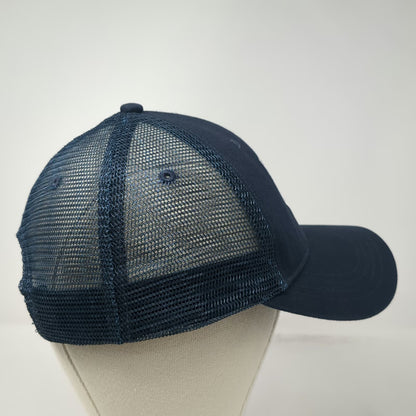 KÜHL Trucker Hat Blue One Size Mountain Patch Mesh Back Snapback Shield Logo