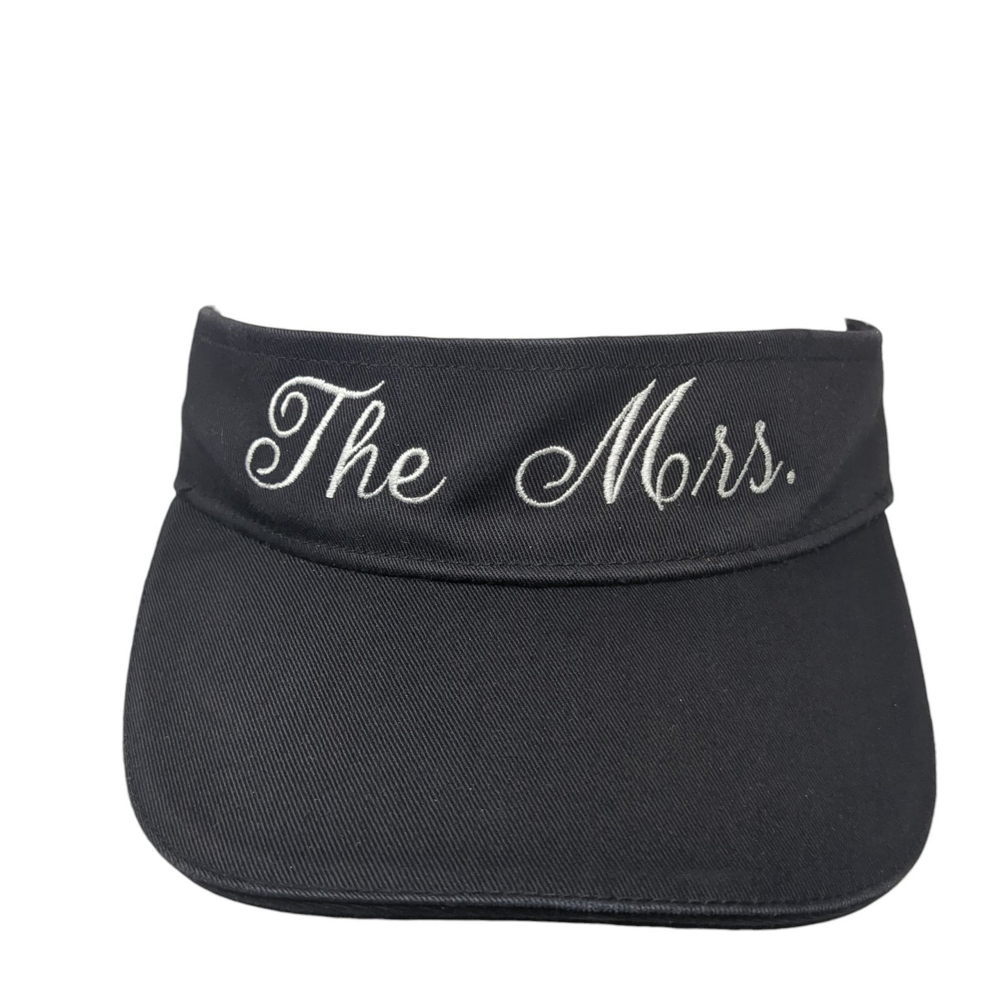 The Mors Sun Visor Hat Black One Size Adjustable Lightweight Embroidered