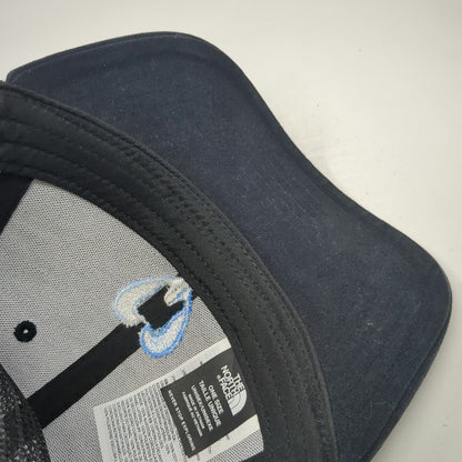 The North Face Trucker Hat Black One Size Snapback Mesh Heart Tooth Dental Logo