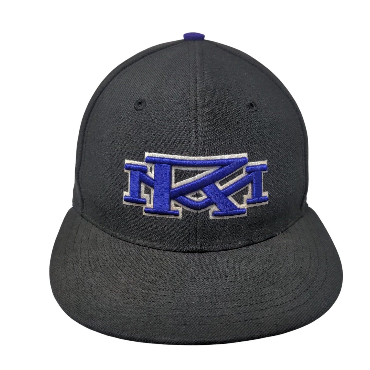 Rocky Fitted Hat Black 7 1/8 Embroidered Vent Holes Richardson Surge