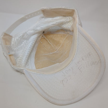 Cactus Pete's Royal Flush Plus Snapback Trucker Hat White One Size