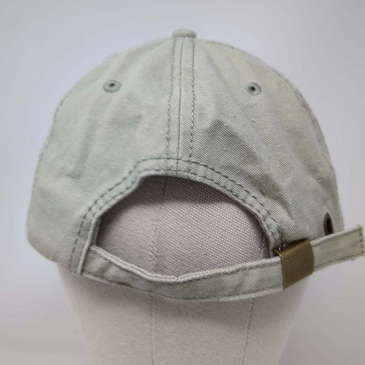 ESY Baseball Cap Beige One Size Embroidered Miami Slideback Cotton Strap Hat