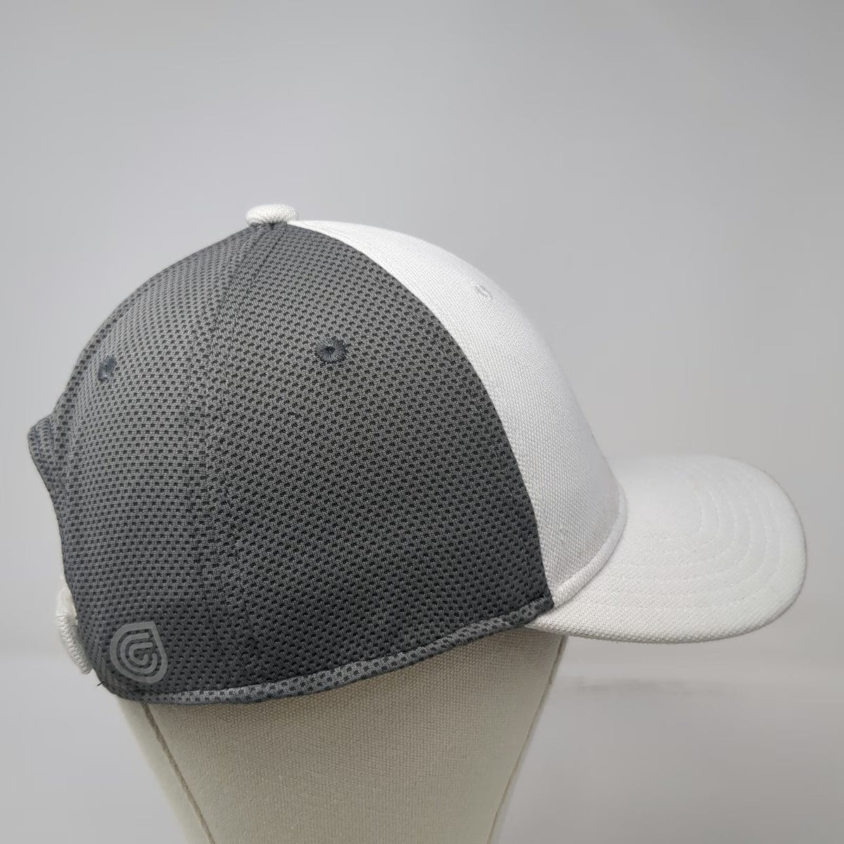 Imperial Baseball Cap White Gray One Size SilverRock Golf Performance Mesh Hat