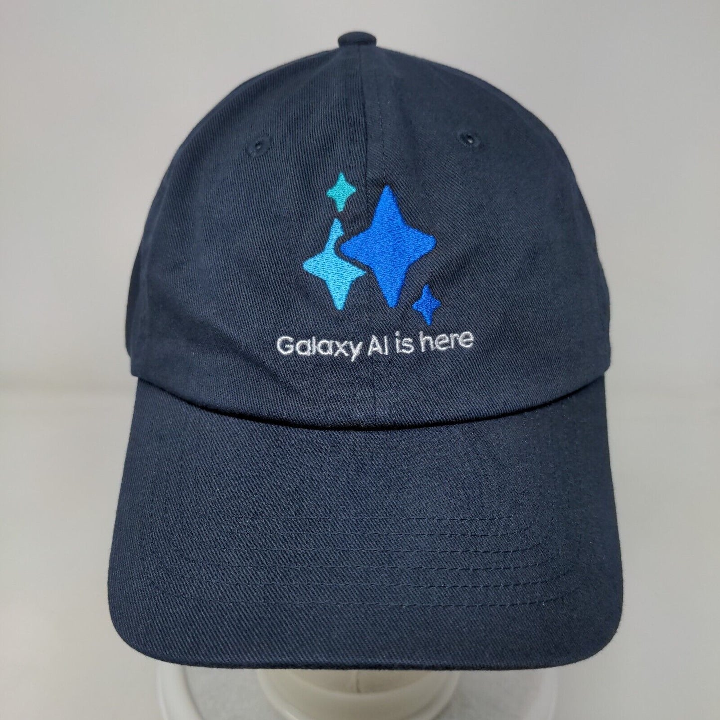 Galaxy AI is Here Samsung Slideback Hat Blue OSFM Adjustable Embroidered Hit