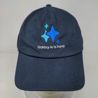 Galaxy AI is Here Samsung Slideback Hat Blue OSFM Adjustable Embroidered Hit