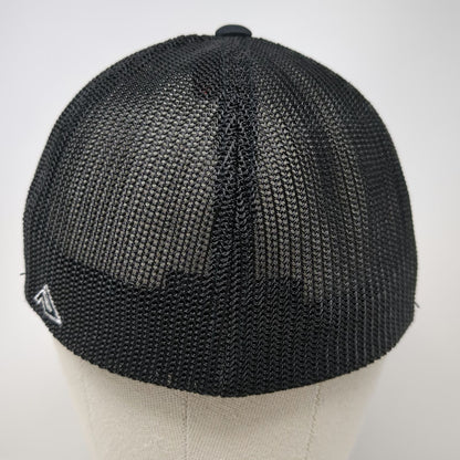 Pacific Headwear Baseball Cap Black 7 3/8 Hamilton Drywall Mesh Back Pro Hat