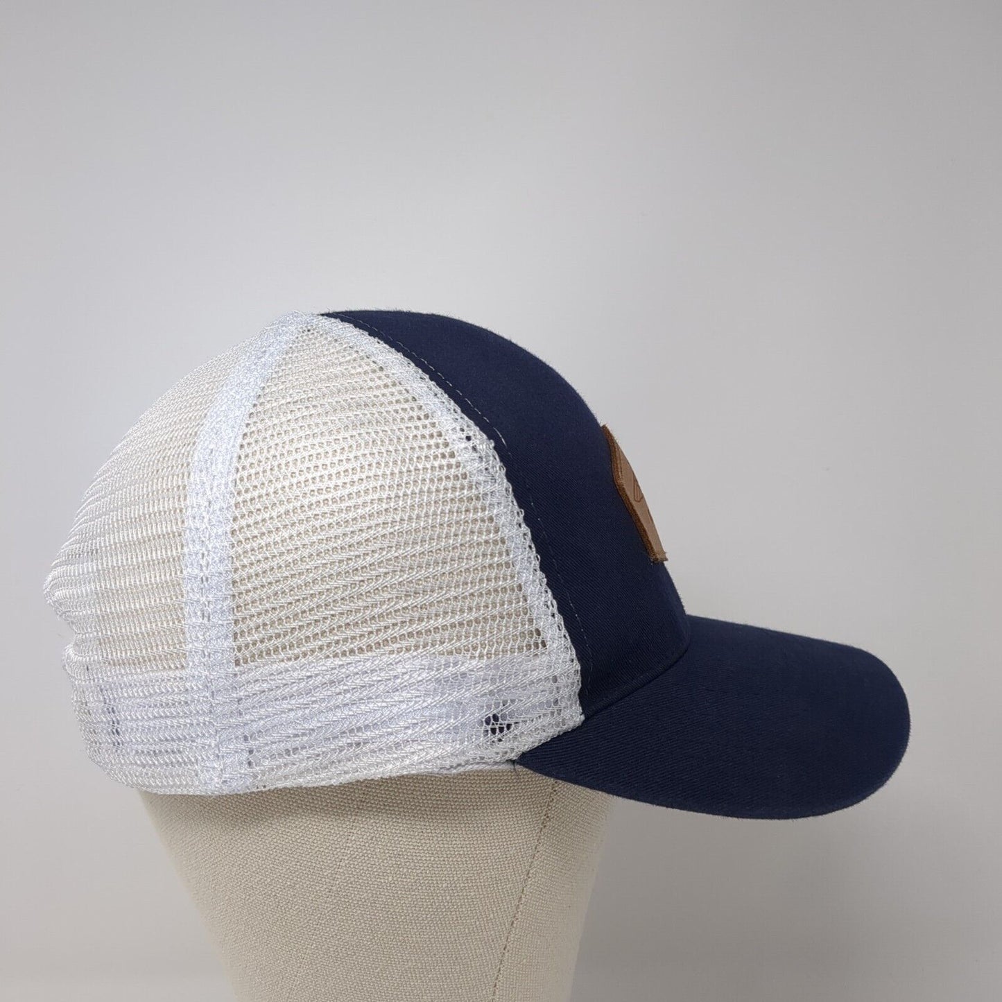 1939-2019 Eighty Years Snapback Trucker Hat Blue One Size Adjustable Mesh Back