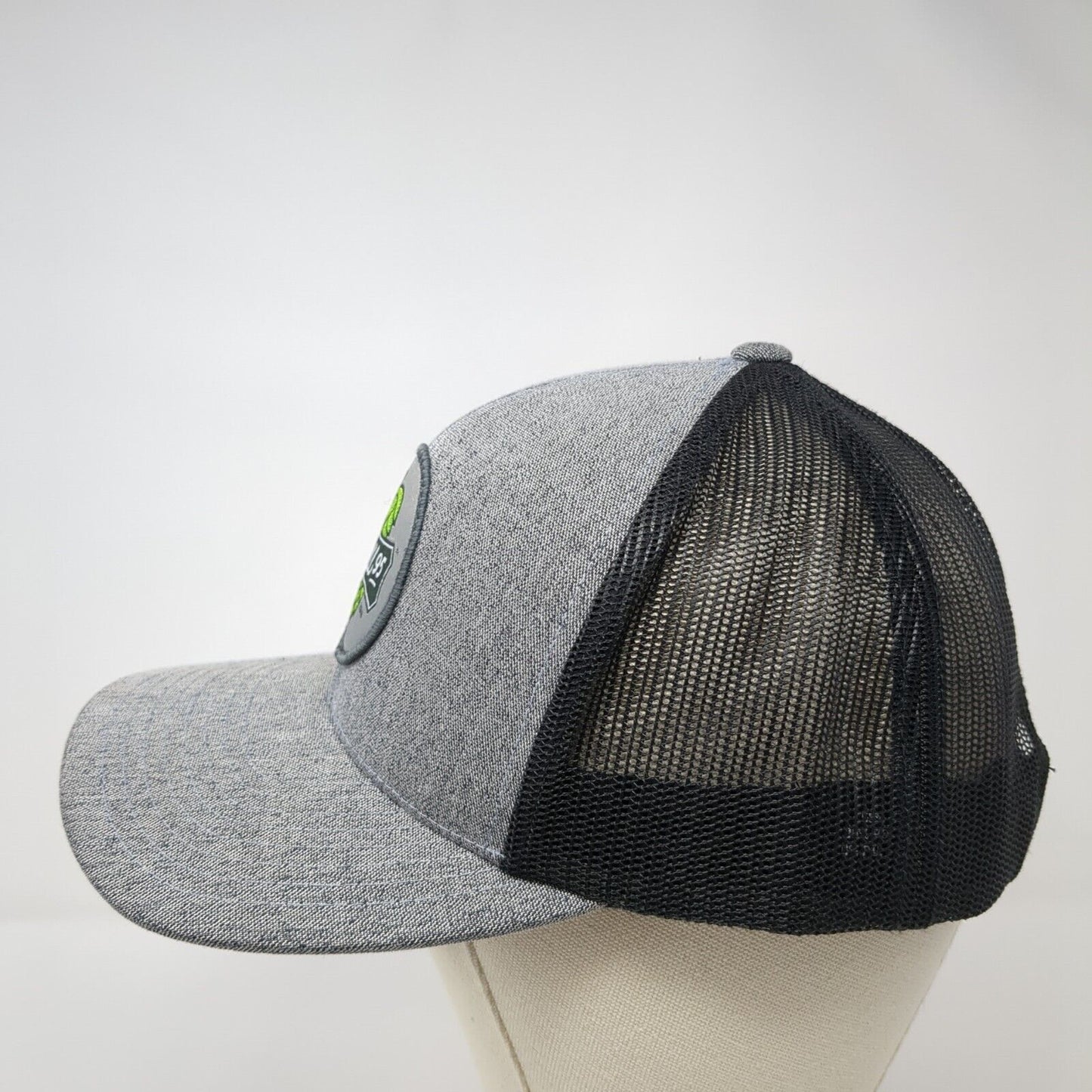 Mill95 Est 2016 Snapback Trucker Hat Gray OS Adjustable Mesh Pacific Headwear