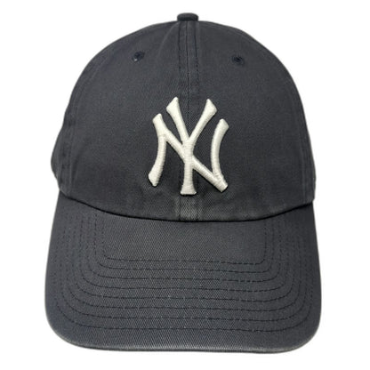 New York Yankees MLB '47 Baseball Cap Gray One Size Curved Brim Slideback Logo