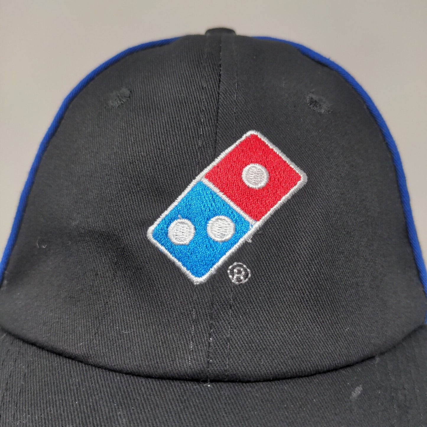 Domino's Gear Men's Strapback Hat Black Adjustable Embroidered Logo Employee