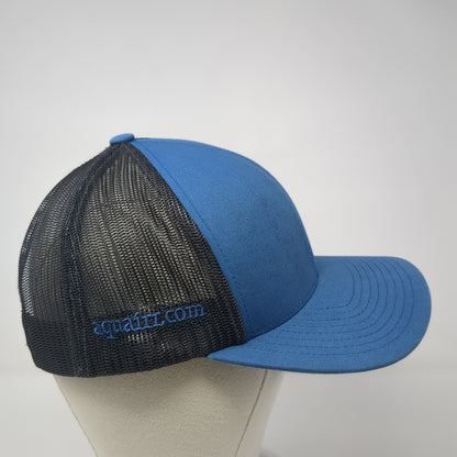 Drip Drop Patch Snapback Mesh Back Trucker Hat Black One Size 6 Panel