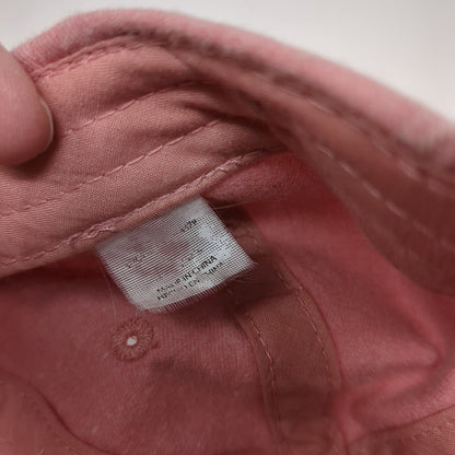 Unbranded Strapback Hat Pink One Size Adjustable Vented Holes 6 Panel Blank