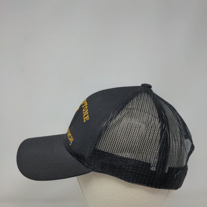 Yellowstone Dutton Ranch Snapback Mesh Back Trucker Hat Black One Size