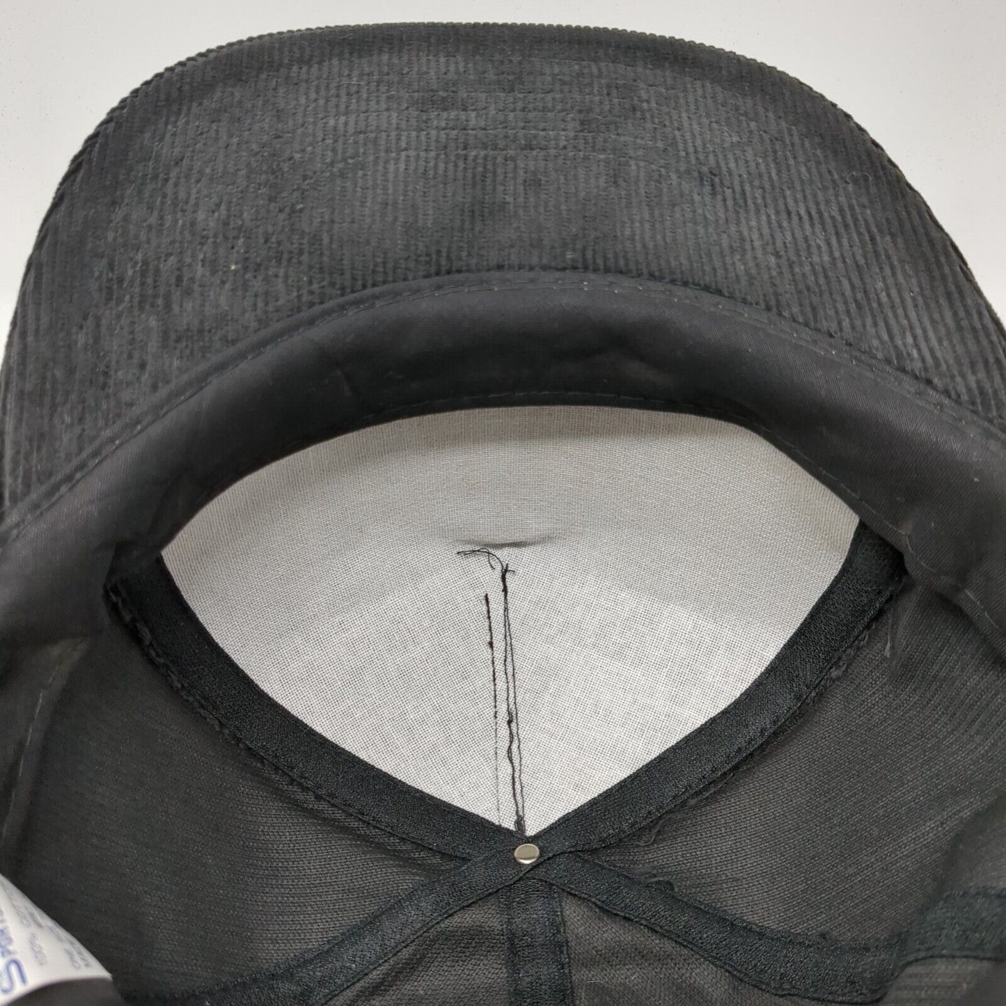Consolidated Freightways Snapback Rope Hat Black One Size Corduroy