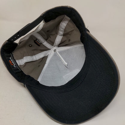 RSG Snapback Hat Tan One Size Adjustable Vented Holes Rope 6 Panel Pukka