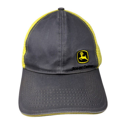 John Deere Snapback Trucker Hat Multicolor OS Adjustable Embroidered Mesh Back