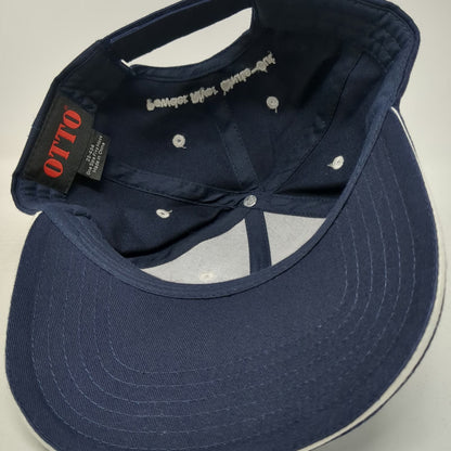 OTTO Baseball Cap Blue One Size Powder River Chute-Out Strapback Sandwich Hat