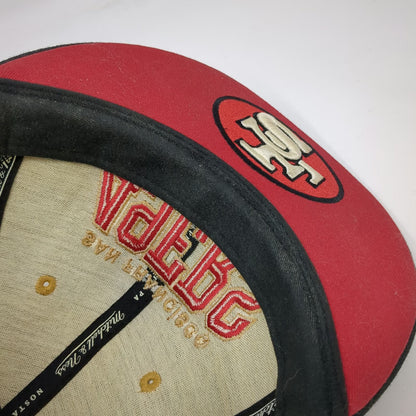 San Francisco 49ers NFL Mitchell & Ness Baseball Cap Black 7 3/8 Wool Fitted Hat