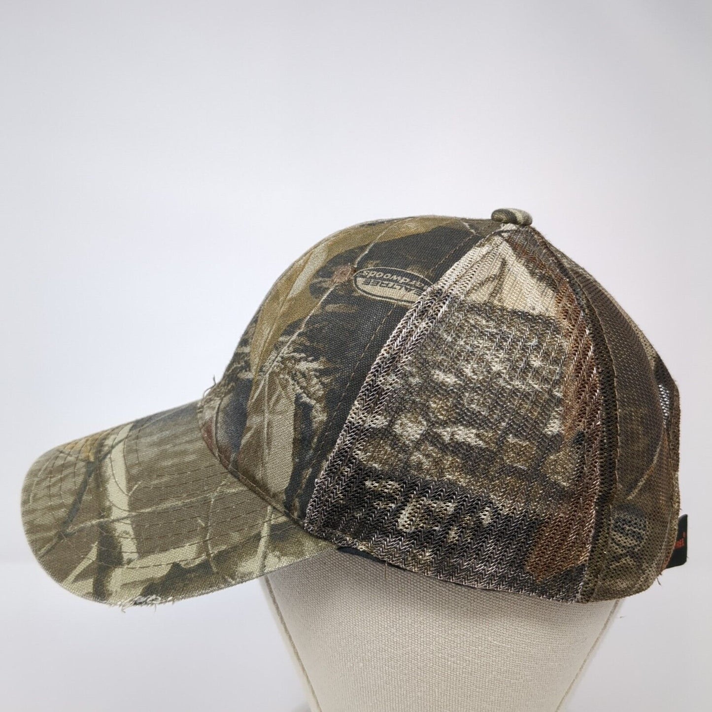 Port Authority Strapback Trucker Hat Camouflage OS Adjustable Mesh Back Blank