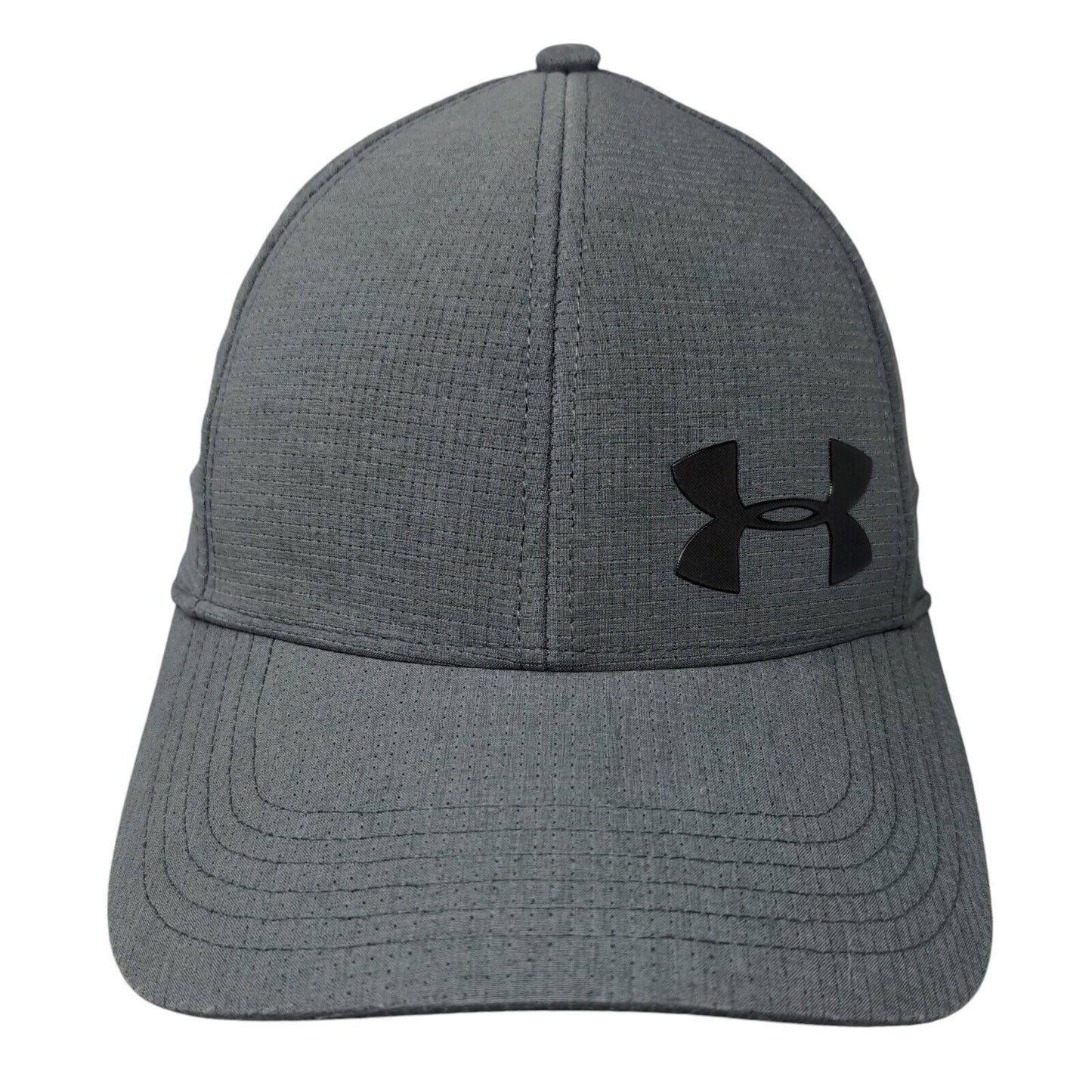 Under Armour Fitted Hat Gray One Size Lightweight Breathable 6 Panel