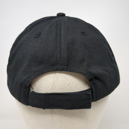 Hit Baseball Cap Black One Size Total by Verizon Logo Strapback Cotton Hat