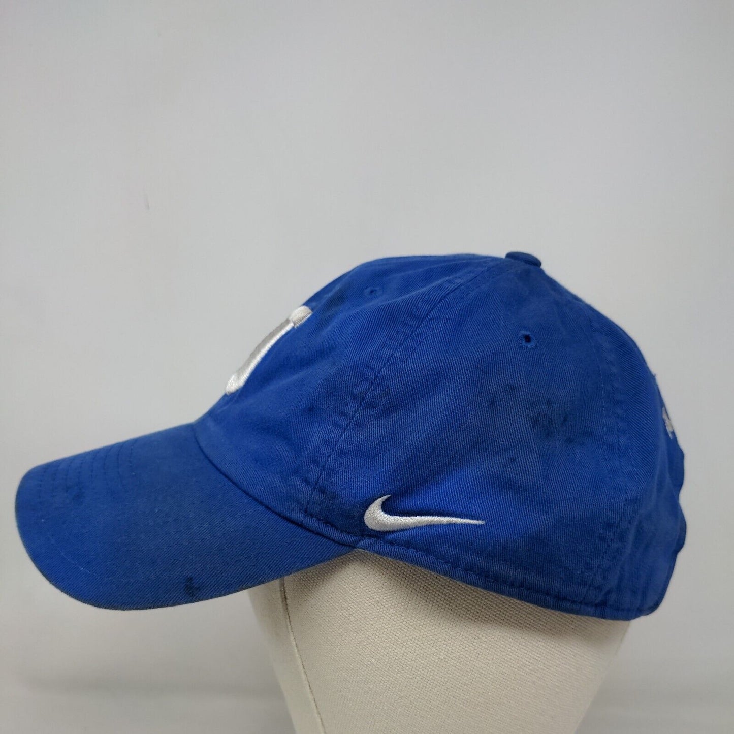 Nike S1ze Heritage 86 Mens Slideback Hat Blue OSFM AMDG Jesuits Embroidered Logo