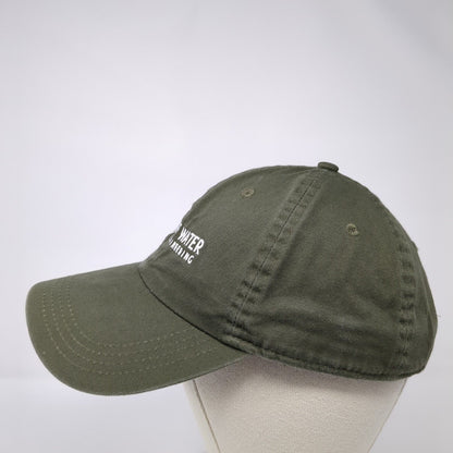 SPF Water Engineering Slideback Hat Green One Size Solid Ahead Vintage