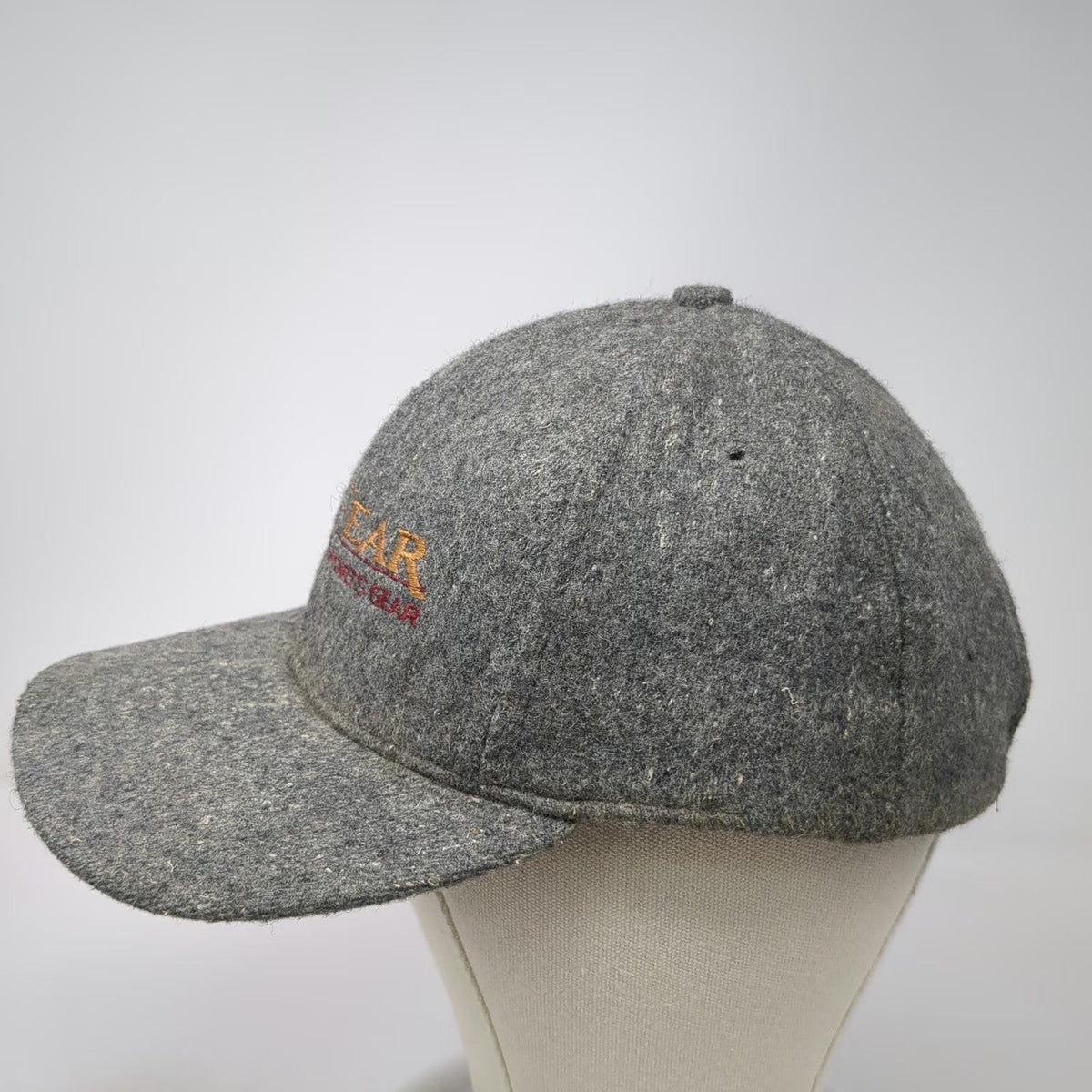 No Fear Baseball Cap Gray One Size Strapback Dangerous Sports Gear Wool Hat