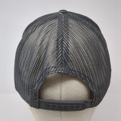 The Yardarm Snapback Trucker Hat Gray One Size Adjustable Mesh Back 6 Panel Otto