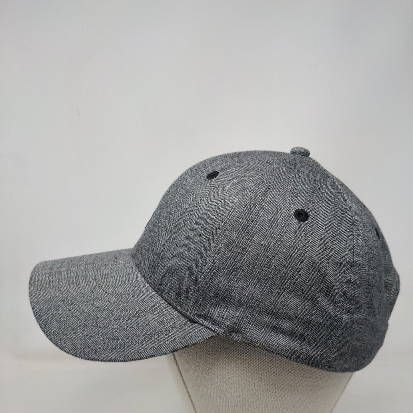 Alfa Romeo Slideback Hat Gray One Size Herringbone Adjustable 6 Panel