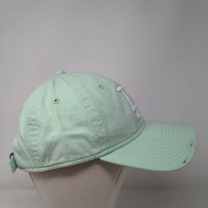 New Era Men's Sideback Hat Green OSFM Embroidered LA Dodgers Logo 9Twenty