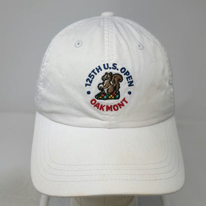 ahead Baseball Cap White One Size 125th US Open Oakmont USGA Member Squirrel Hat
