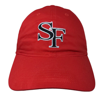 Under Armour Men's Slideback Hat Red OSFA Embroidered South Fork SF Logo